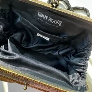Timmy Woods Bags Timmy Woods Wooden Horse Purse With Gold And Black Detail New Poshmark